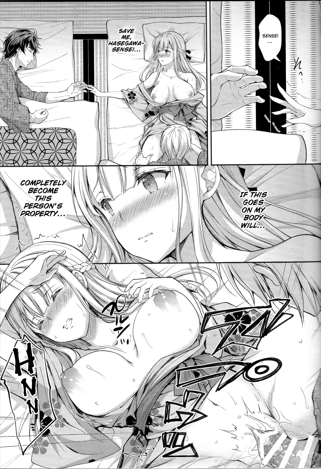 Hentai Manga Comic-Obscene Lady 4 ~Wet and Moaning Beside My Boyfriend~-Read-24